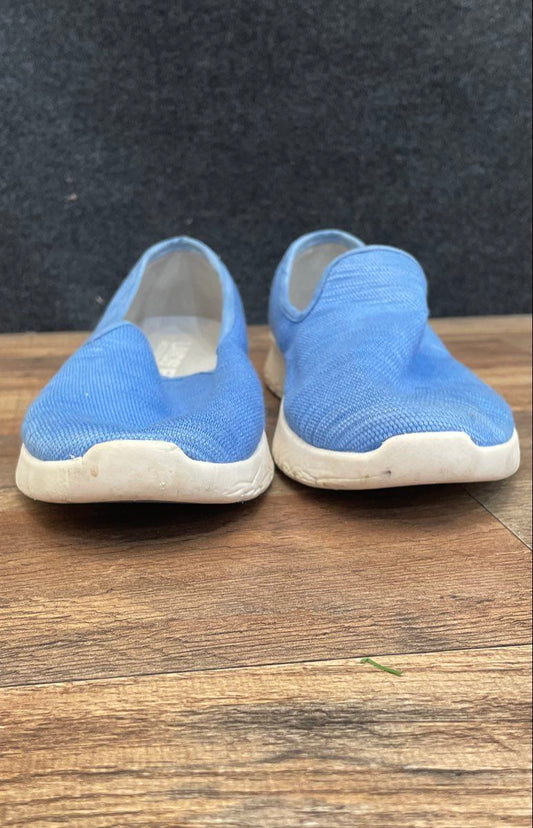 Lands' End Comfort Step Light Blue Slip-On Walking Shoes Women's Size 8.5