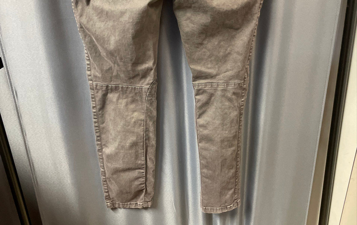 Pilcro and the Letterpress Women's Gray Utility Moto Zipper Pocket Pants Sz 6P