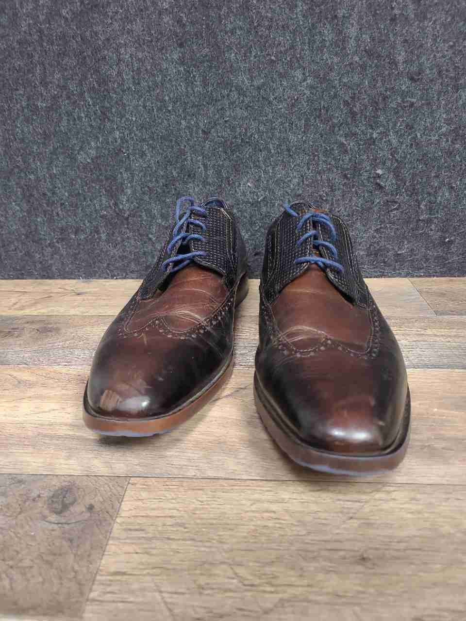 Stacy Adams Dickinson Cognac Brown Leather Wingtip Derby Mens Size 11 M