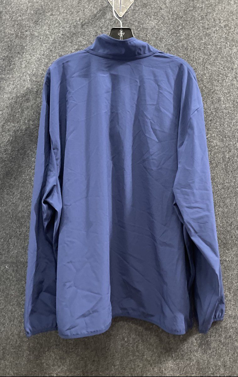 Adidas Men's Navy Under the Lights 1/4 Zip Baseball Windshirt Sz 2XL NWT Team
