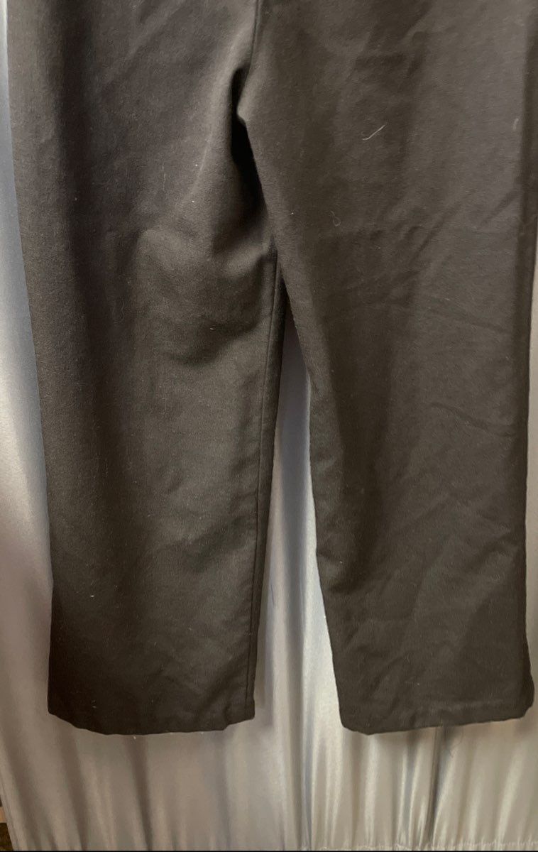 Pendleton Women's Black 100% Virgin Wool Wide Leg Trousers Sz 8