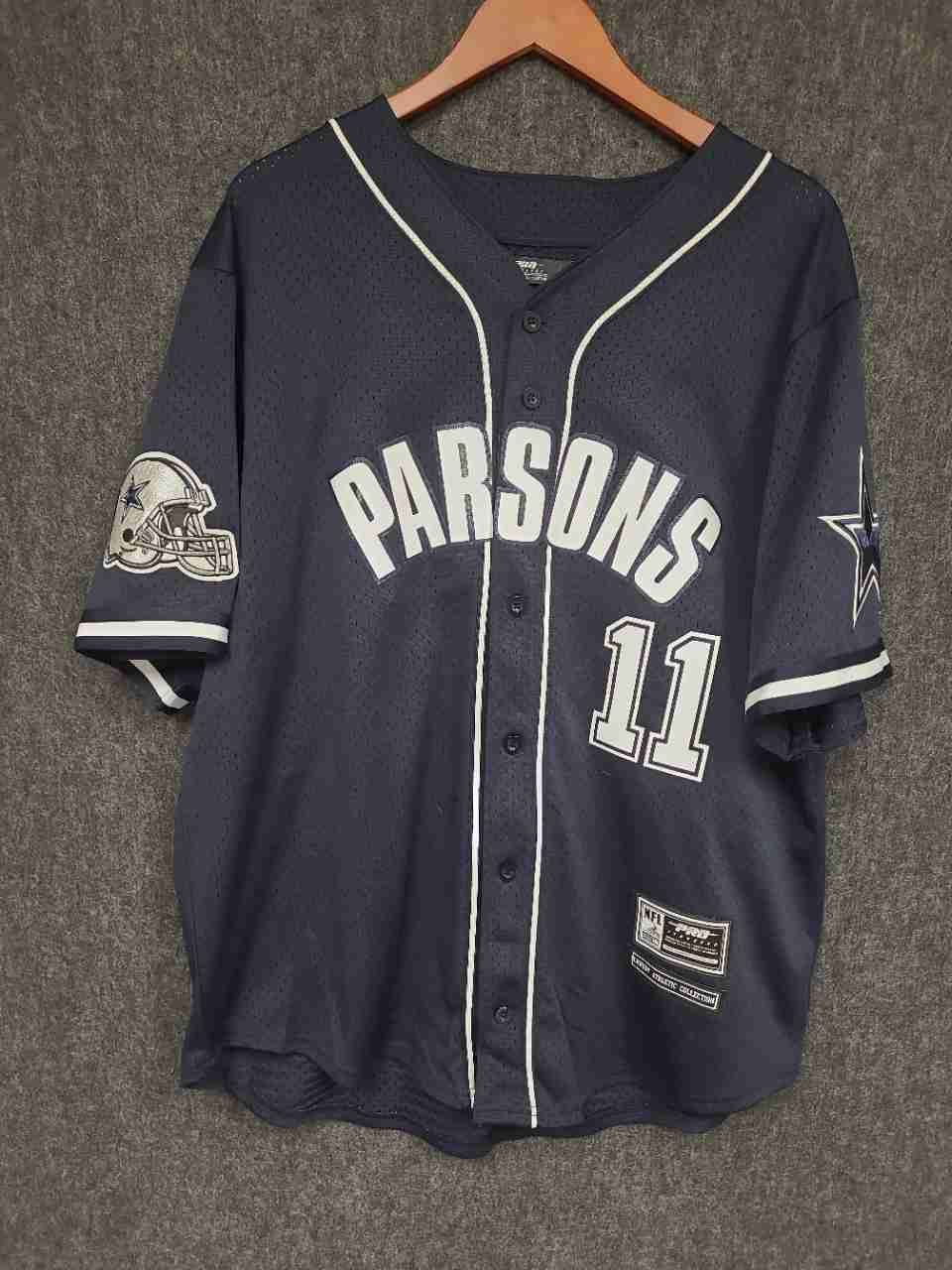 Pro Standard Men's Jersey Navy Dallas Cowboys Micah Parsons #11 Mesh Sz XL