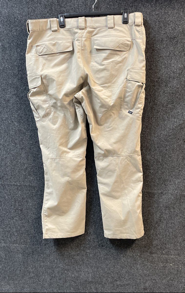 5.11 Tactical Men's Khaki Multi-Pocket Ripstop Cargo Pants Sz 38x30