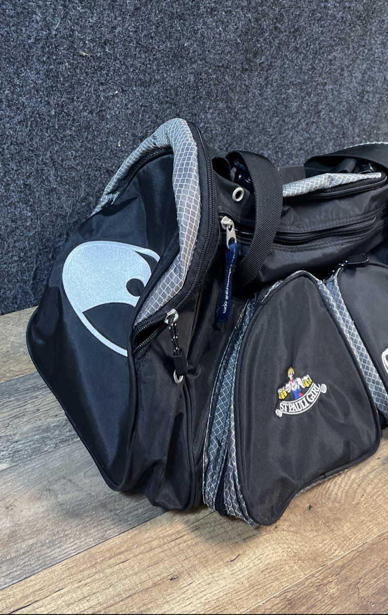 Callaway HawkEye Golf Duffle Bag St. Pauli Girl Promotional Logo Black Gray