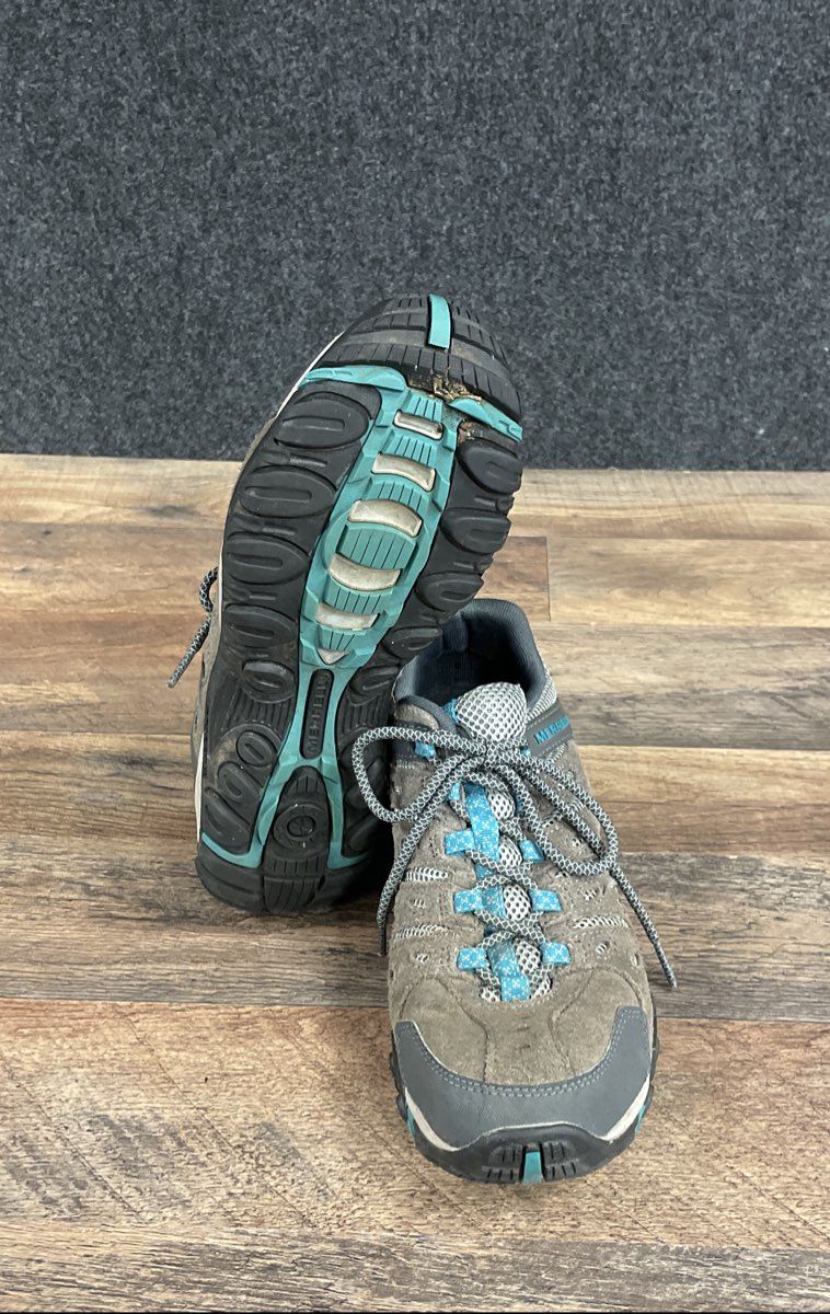 Merrell Moab 2 Vent Hiking Shoes Grey Blue Women's Size 9.5