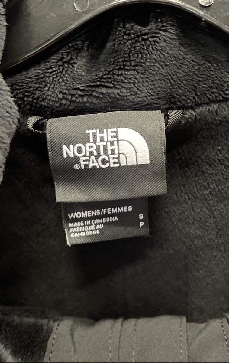The North Face Women's Black Shelbe Raschel Hoodie Softshell Fleece Jacket Sz S