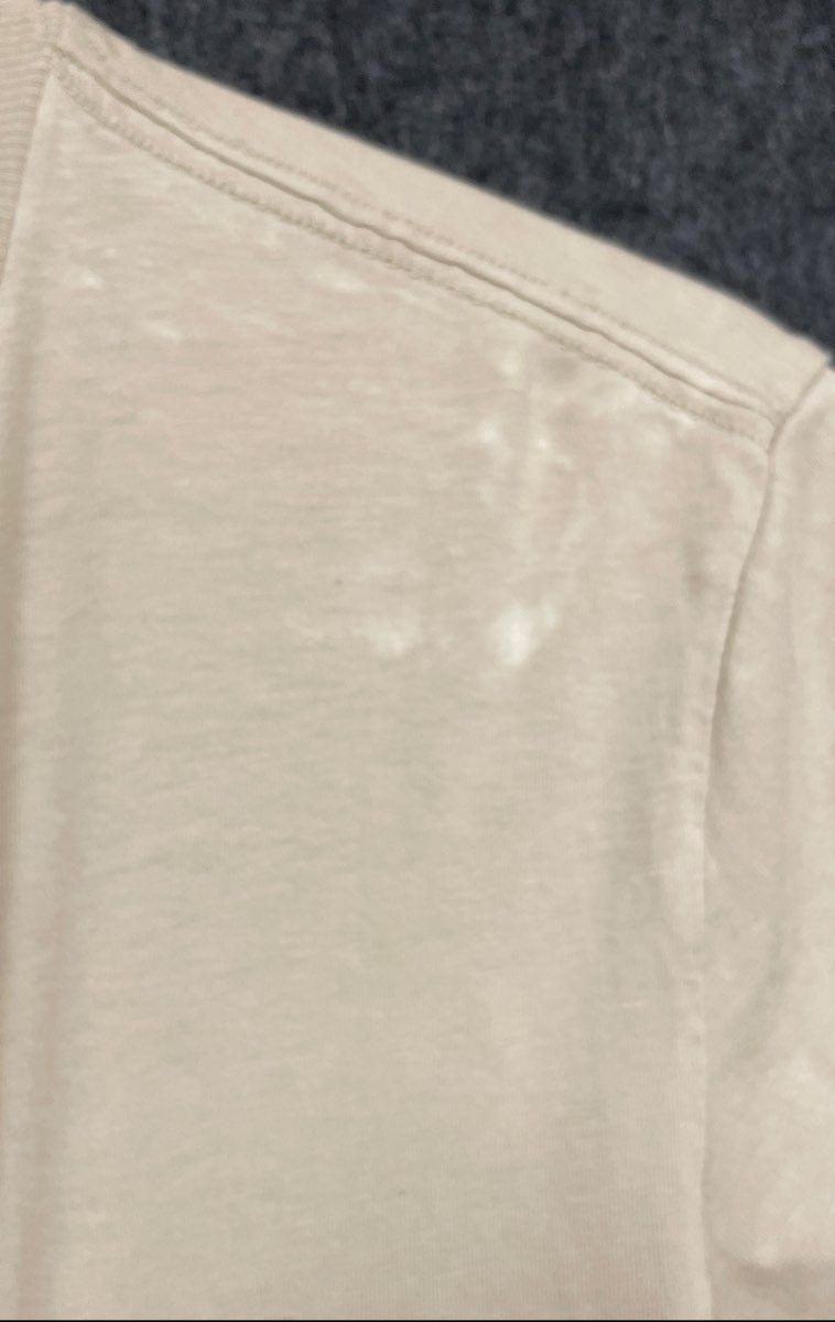 Converse Men's T-Shirt Tan Seagull Lighthouse Graphic Embroidered Logo Size L