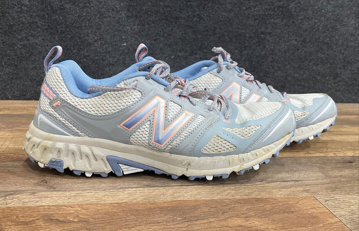 New Balance Womens All Terrain ACTEVA Trail Running Shoes Blue Grey Size 9