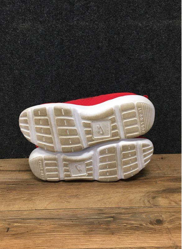 Nike Flex Runner University Red Black White Slip-On Running Shoes Men's Size 8.5