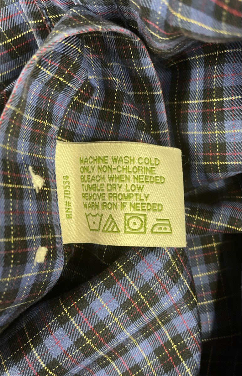 Vintage 90s Orvis Sporting Traditions Men's Blue Plaid Button Down Shirt Sz L