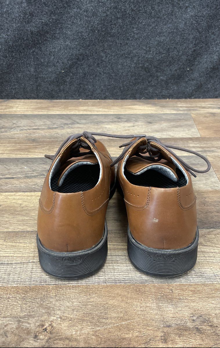 Johnston & Murphy XC4 Waterproof Tan Brown Cap Toe Oxford Shoes Men's Size 10.5