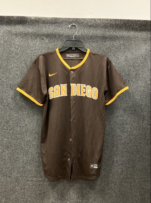 Nike Youth San Diego Padres Manny Machado #13 Replica Baseball Jersey Brown XL
