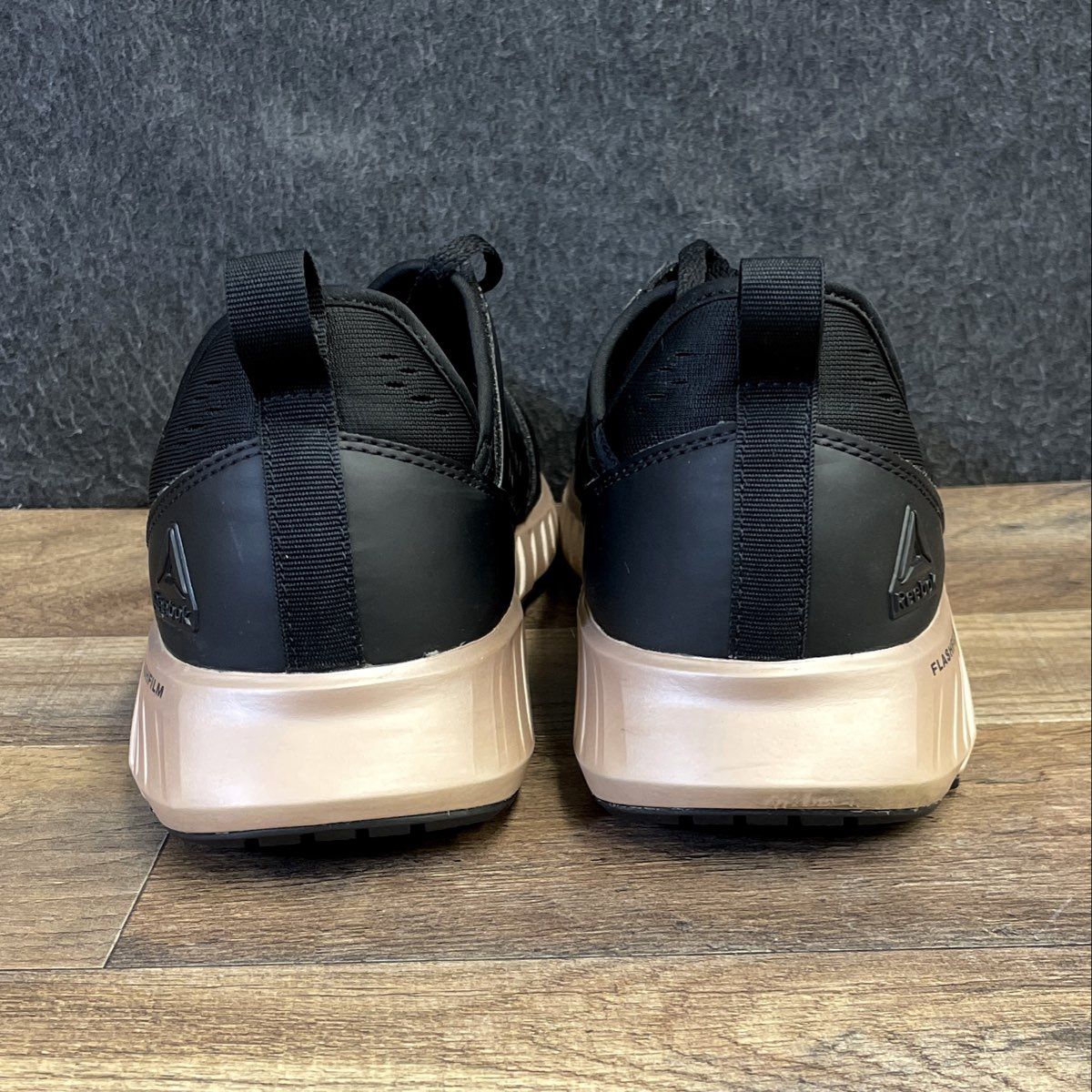 Reebok Flashfilm Train Black Rose Gold Women's Training Shoes Size 9.5