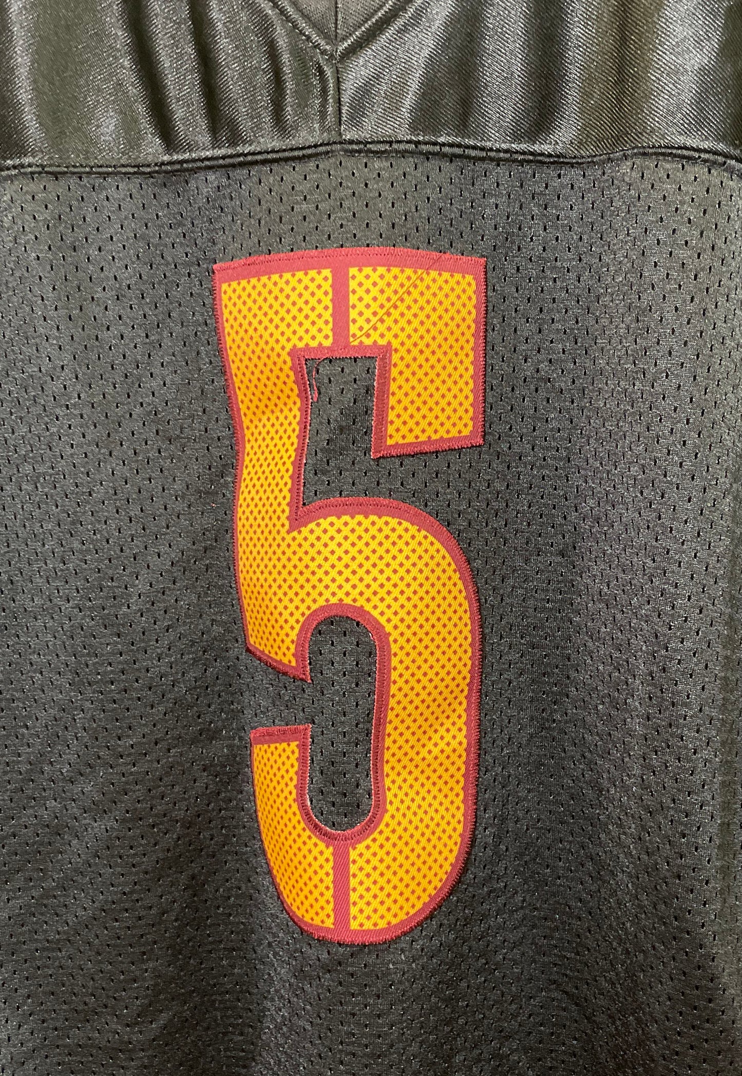Jayden Daniels Men's Black Football Jersey Washington Commanders Style #5 Sz M