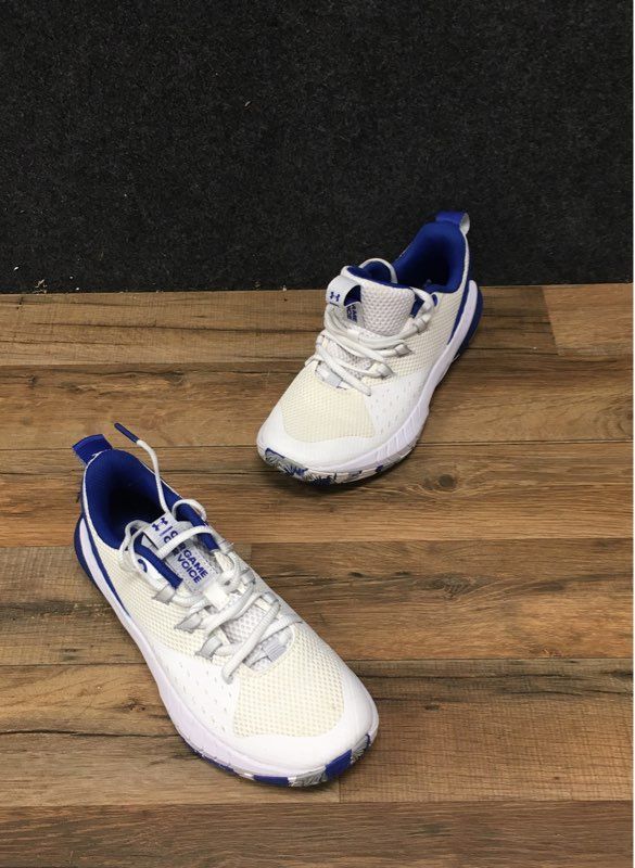 Under Armour HOVR Ascent Our Game Our Voice White Blue Women's Sneakers Size 7.5