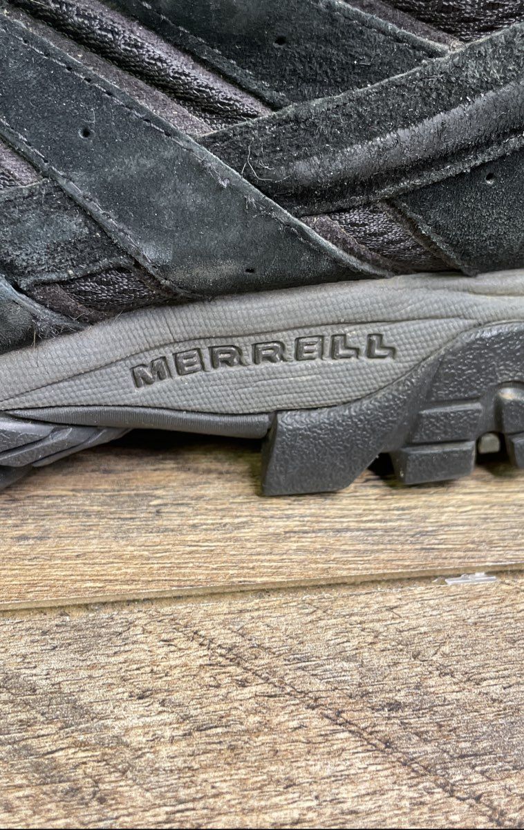 Merrell Moab 2 Vent Black Suede Mesh Mid Hiking Boots Men's Size 10.5 W