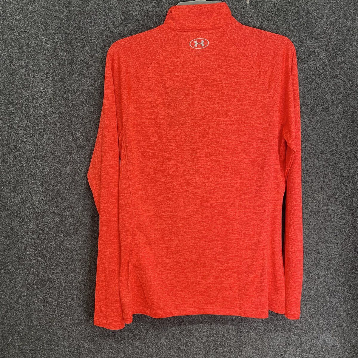 Under Armour Men's Tech 2.0 Half Zip Pullover Shirt Red Heather Loose Sz L