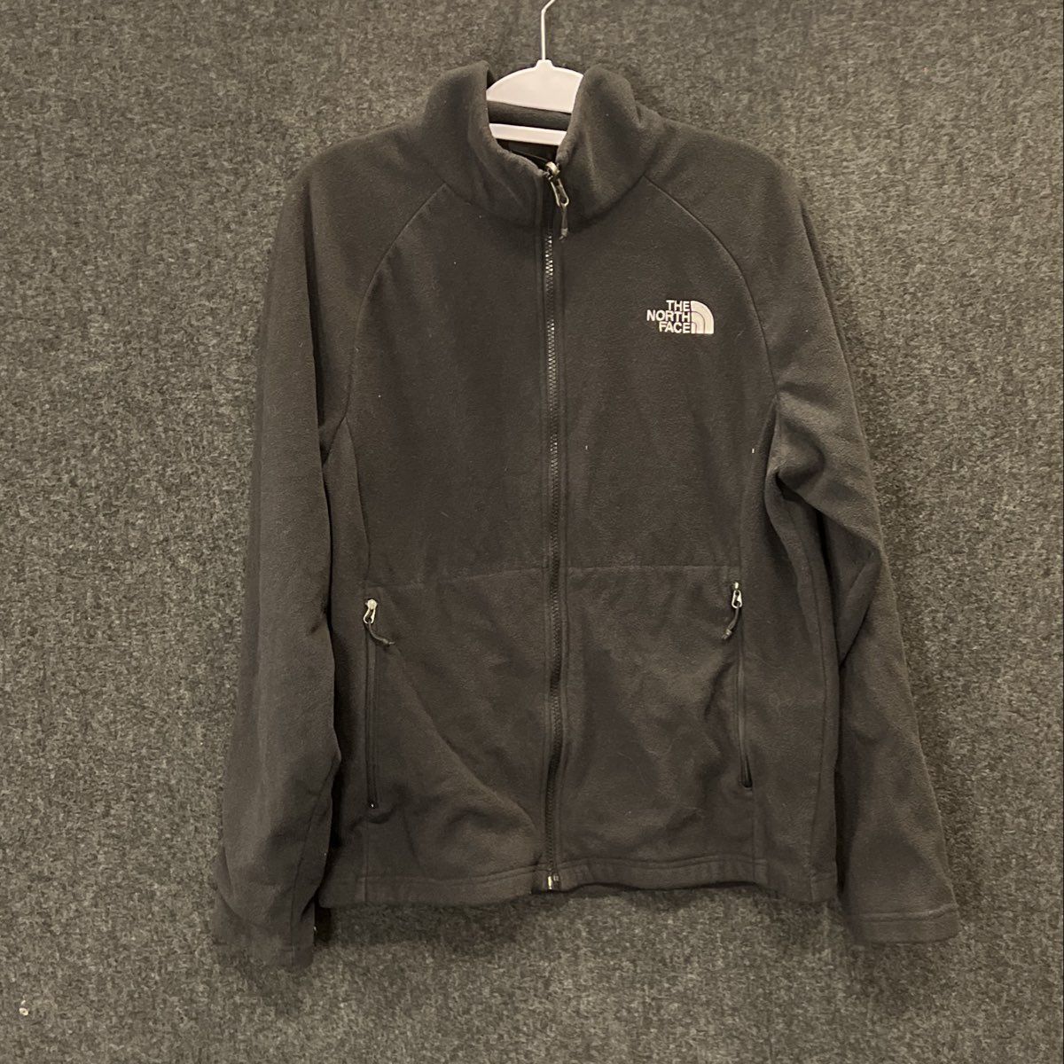 The North Face Men's Black TKA Glacier Full Zip Fleece Jacket Sz S