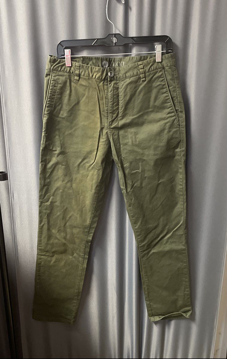 Vuori Men's Olive Green Cotton Stretch Chino Pants Sz 30