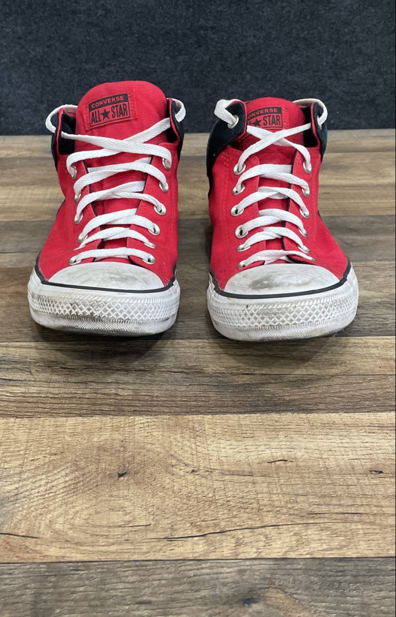 Converse Chuck Taylor All Star High Street Red Black Mid Top Size Men's 11