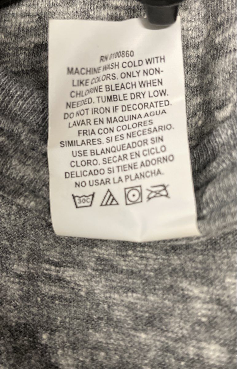 Pacific Men's Gray Heather V-Neck T-Shirt Lot of 10 Cotton Blend New Sz L