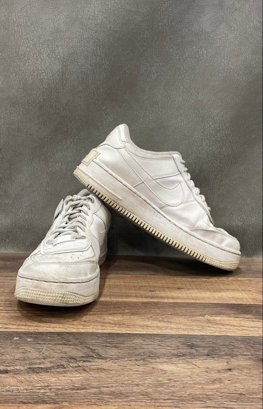 Nike Air Force 1 Pixel Triple White Women's Sneakers Size 10