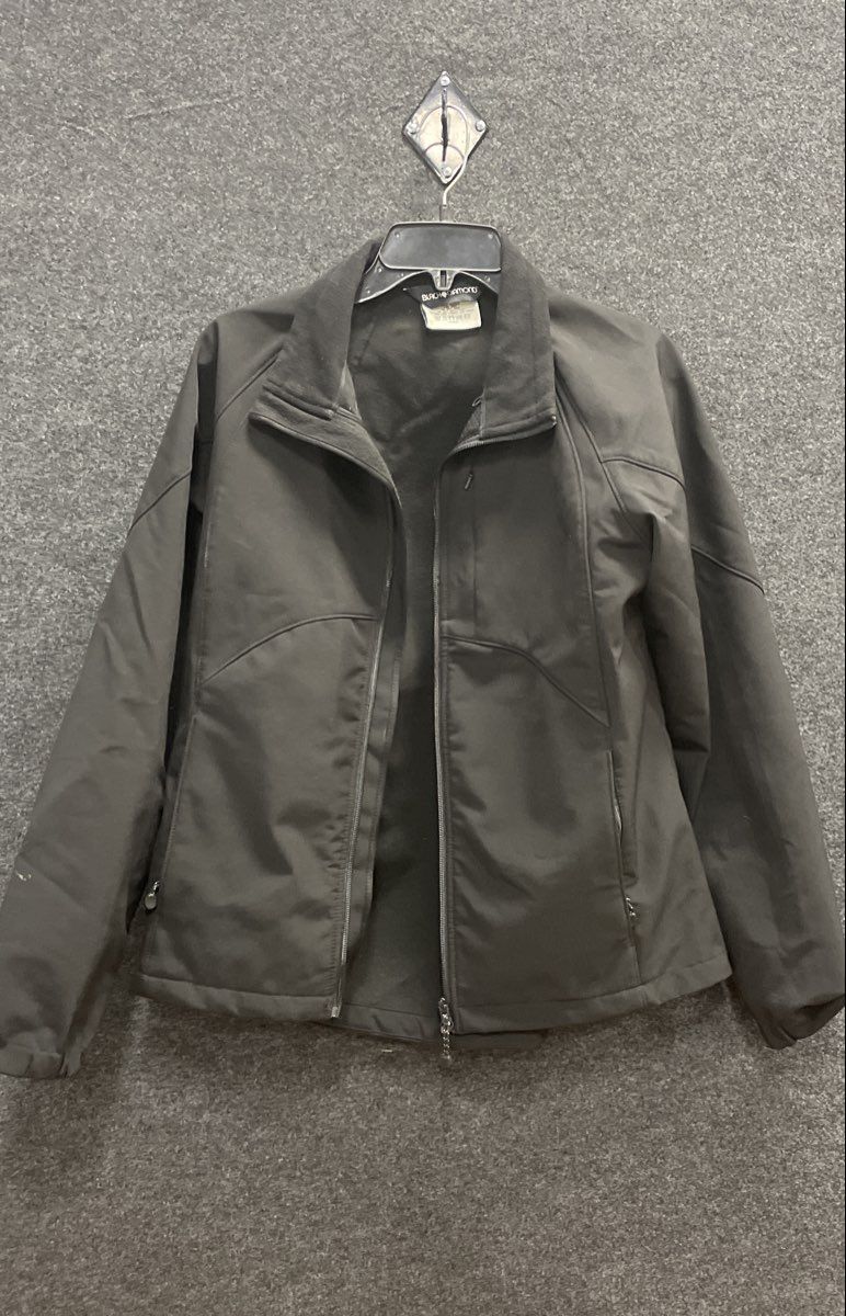 Black Diamond Women's Black Softshell Full Zip Jacket Sz L