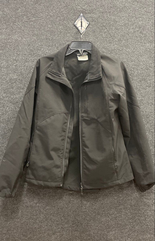 Black Diamond Women's Black Softshell Full Zip Jacket Sz L