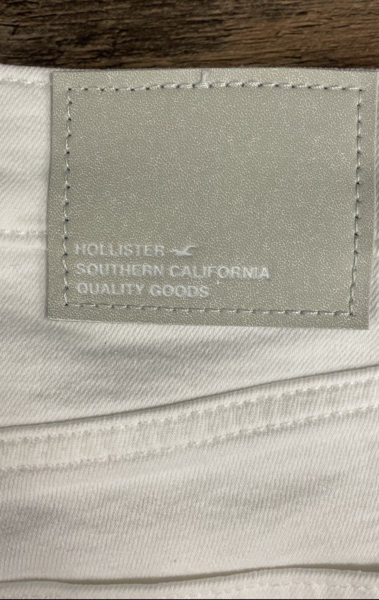 Hollister Men's White Skinny Epic Flex Distressed Ripped Jeans Sz 29x32 NWT