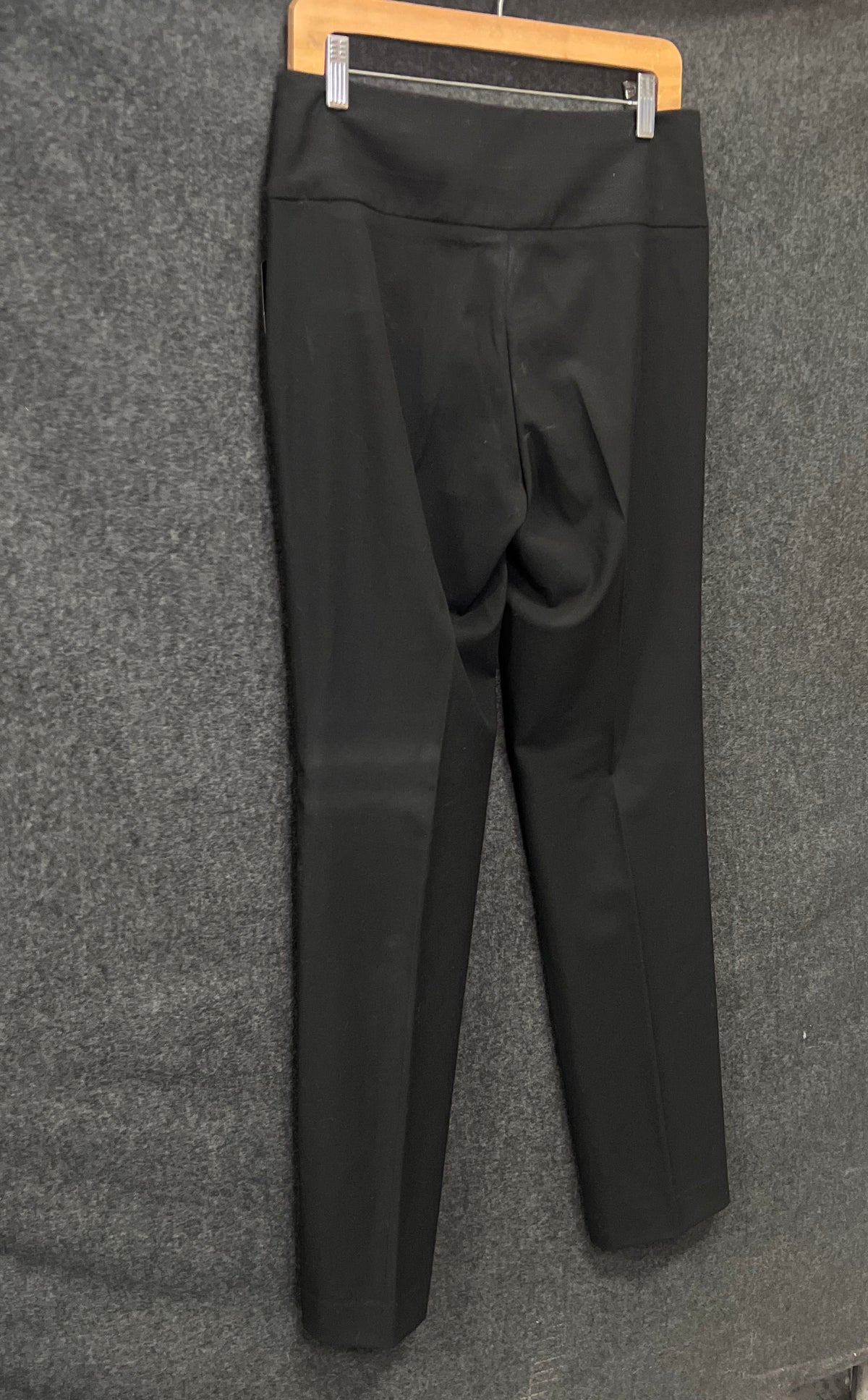 Daisy Fuentes Women's Black Dress Pants Side Zip Flat Front Trousers Sz 6 NWT