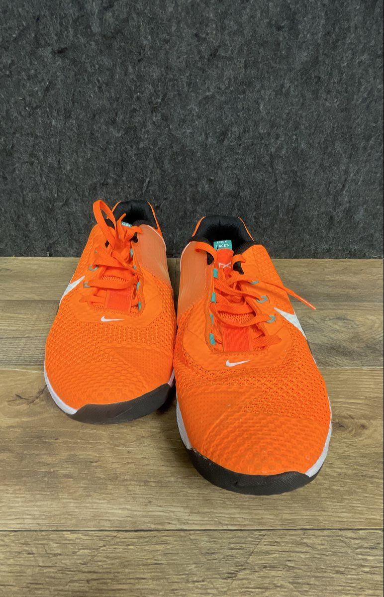 Nike Metcon 7 Total Orange Black Copa Training Shoes Men's Size 7.5