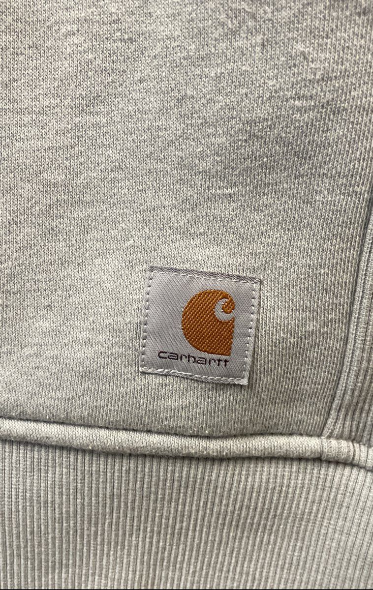 Carhartt Boys Heather Grey Graphic Relaxed Fit Crewneck Sweatshirt Sz XL 16/18