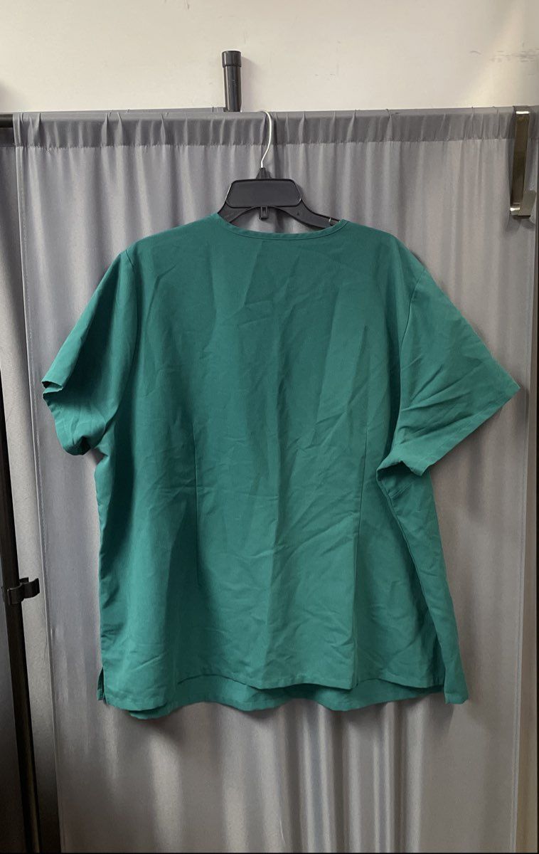 Figs Technical Collection Green Scrub Set Catarina V-Neck Top 5XL Pants 5XLT