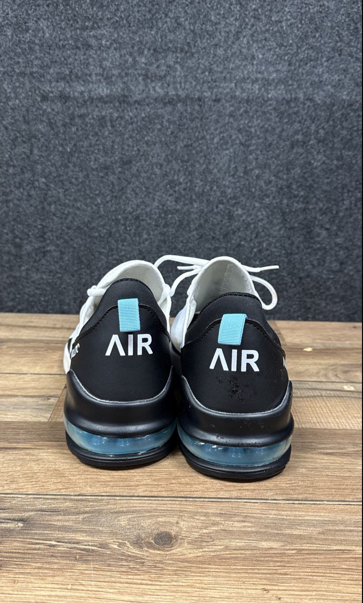 Nike Air Max 270 White Black Blue Lifestyle Sneakers Size 43