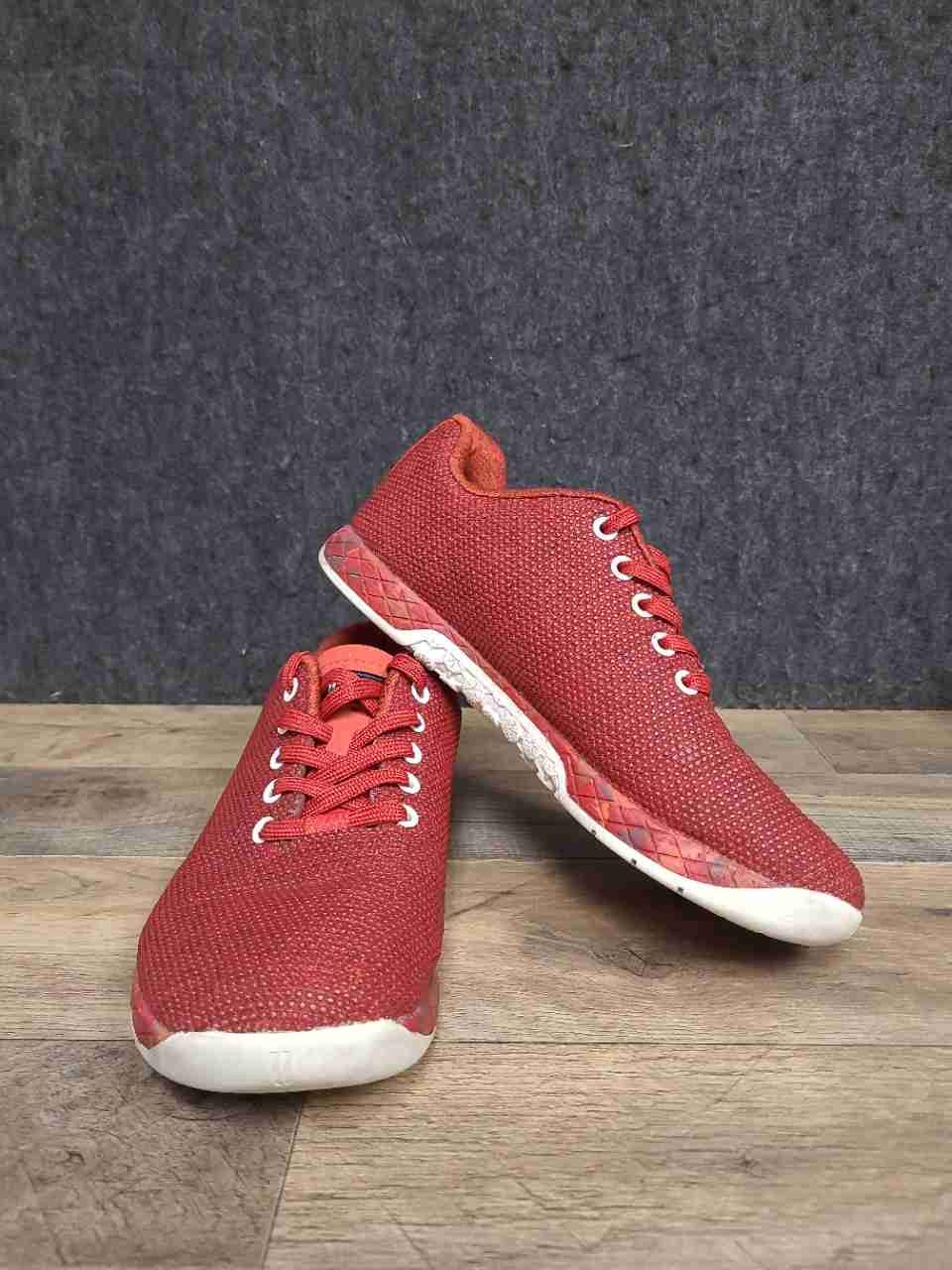 NOBULL SuperFabric Red Crossfit Training Shoes Women's 8.5 Men's 7