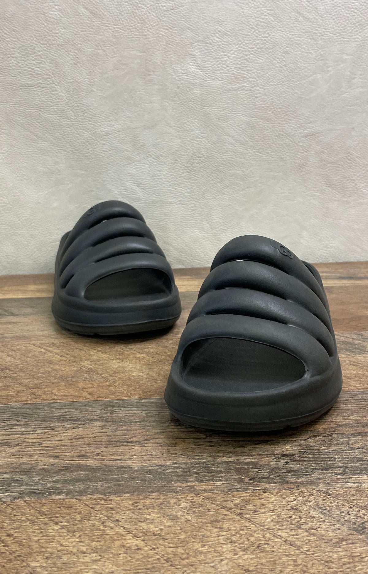 UGG Sport Yeah Black EVA Puffer Slides Sandals Men's Size 13