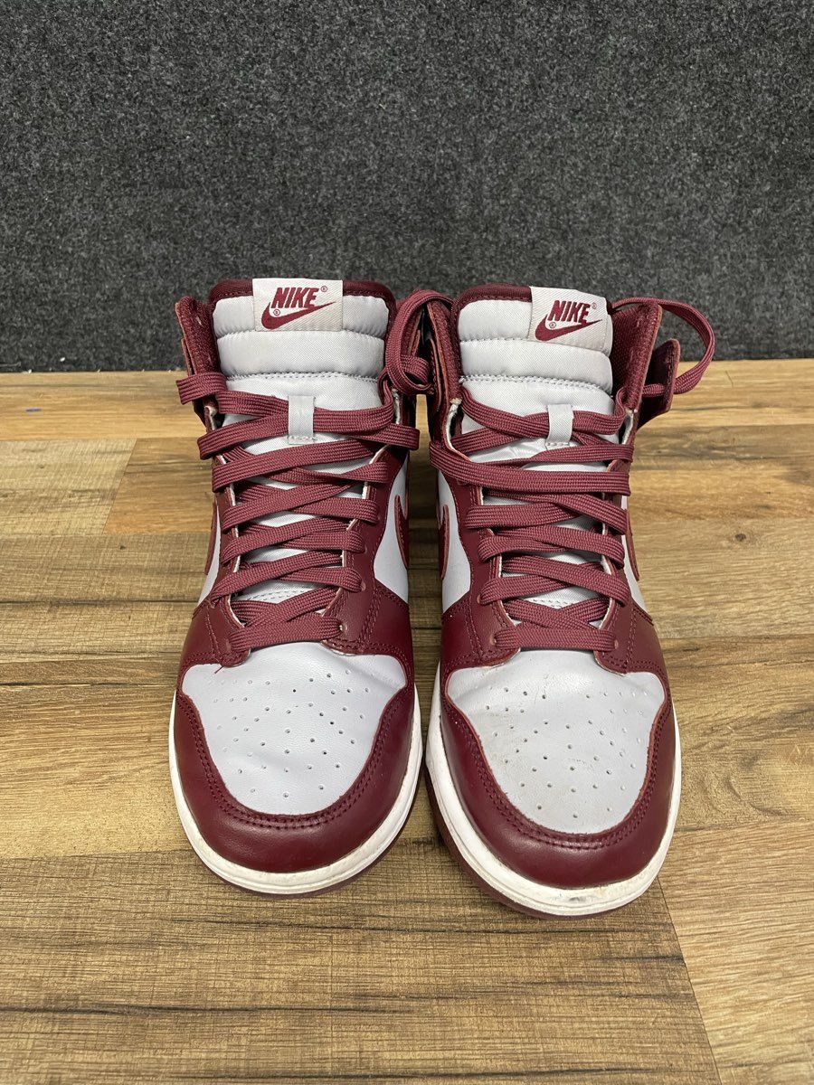 Nike Dunk High Retro Dark Beetroot Wolf Grey White DD1399-600 Men's Size 8