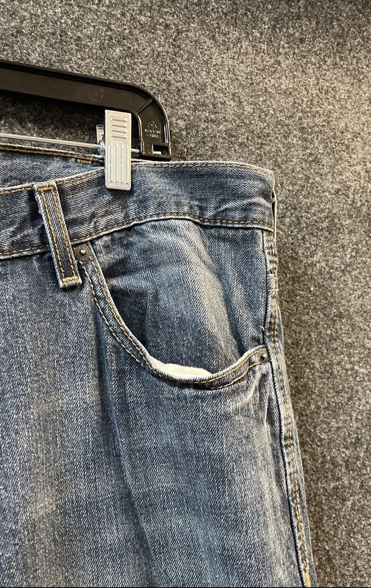 Calvin Klein Jeans Men's Blue Medium Wash Straight Leg Cotton Denim Sz 36