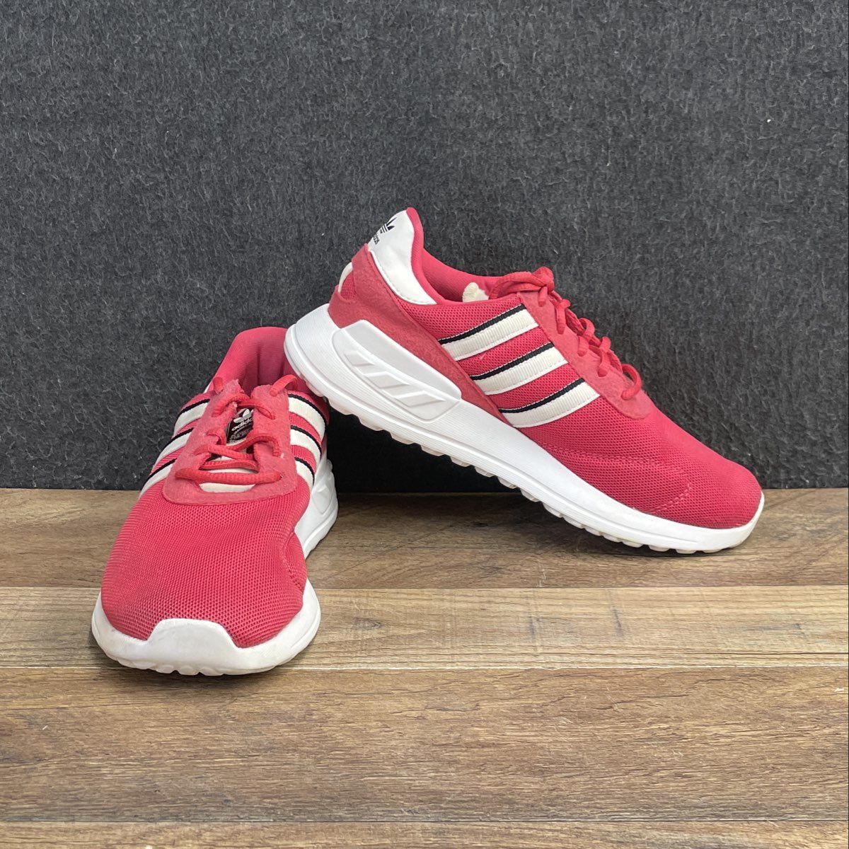 Adidas LA Trainer Lite Pink White Sneakers Grade School Size 2
