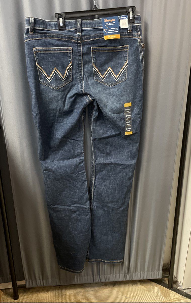 Wrangler Women's Willow Ultimate Riding Jeans Dark Wash NWT Sz 13x36
