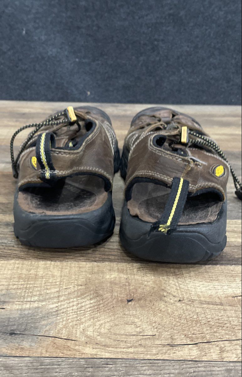 Keen Newport Brown Leather Fisherman Outdoor Hiking Sandals Mens Size 13