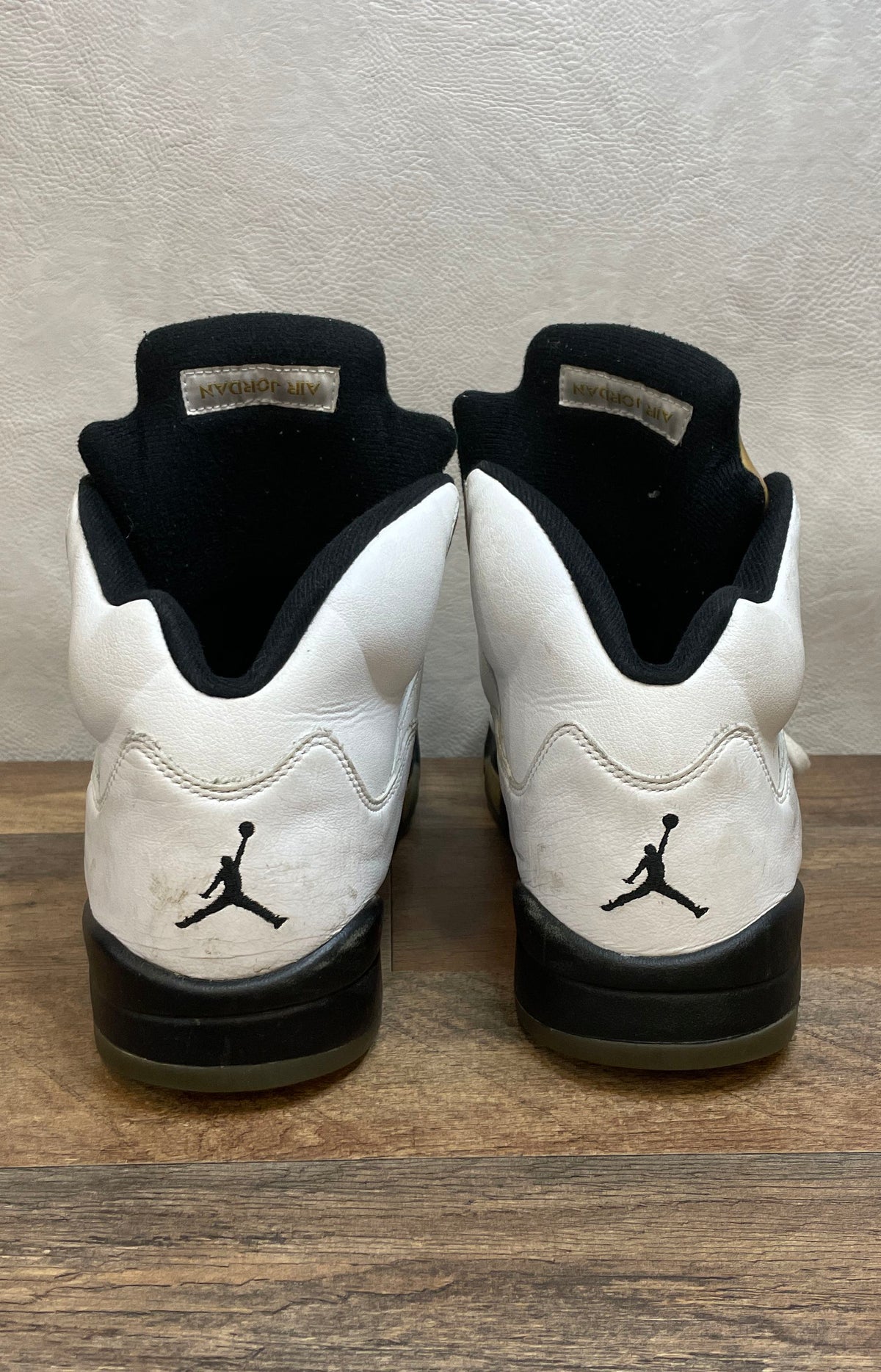 Air Jordan 5 Retro Olympic Gold Medal White Size 12
