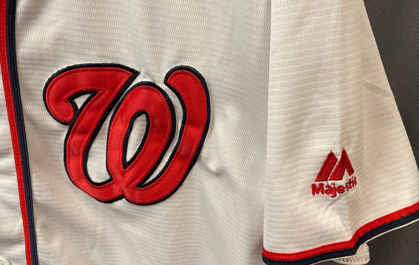 Majestic Men's Washington Nationals Juan Soto 2019 World Series Jersey White XL