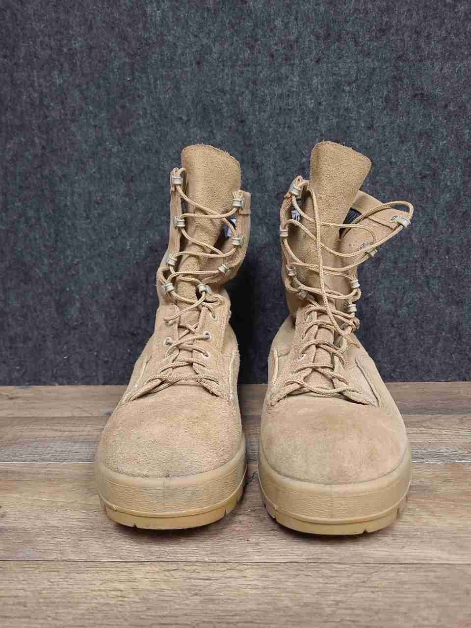 McRae Footwear US Army Flight & Combat Vehicle Crewman Boots Tan Size 11R
