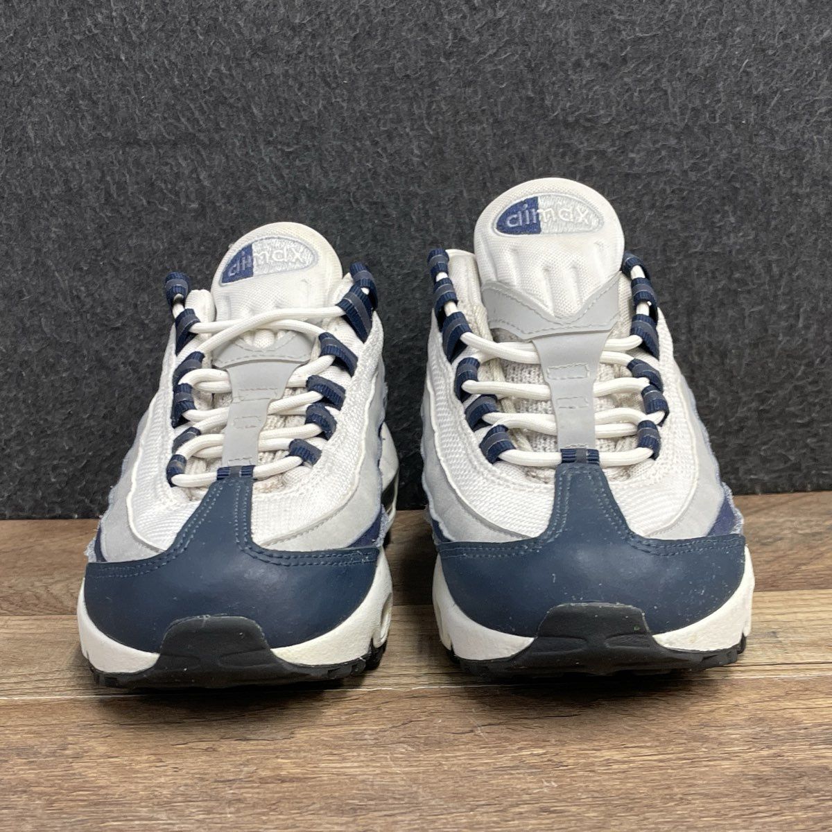 Nike Air Max 95 Navy Grey White Lifestyle Running Sneakers