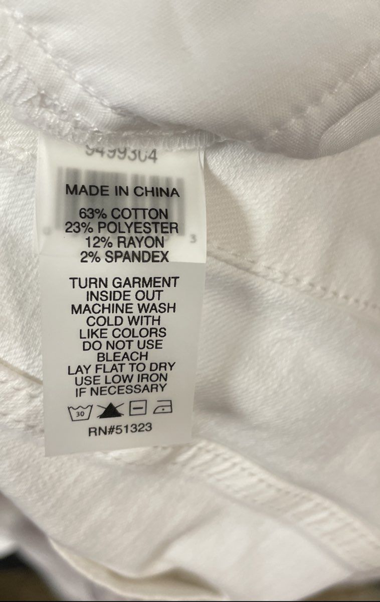 Vince Camuto Women's Ultra White Skinny Jeans Essentials Size 18W NWT