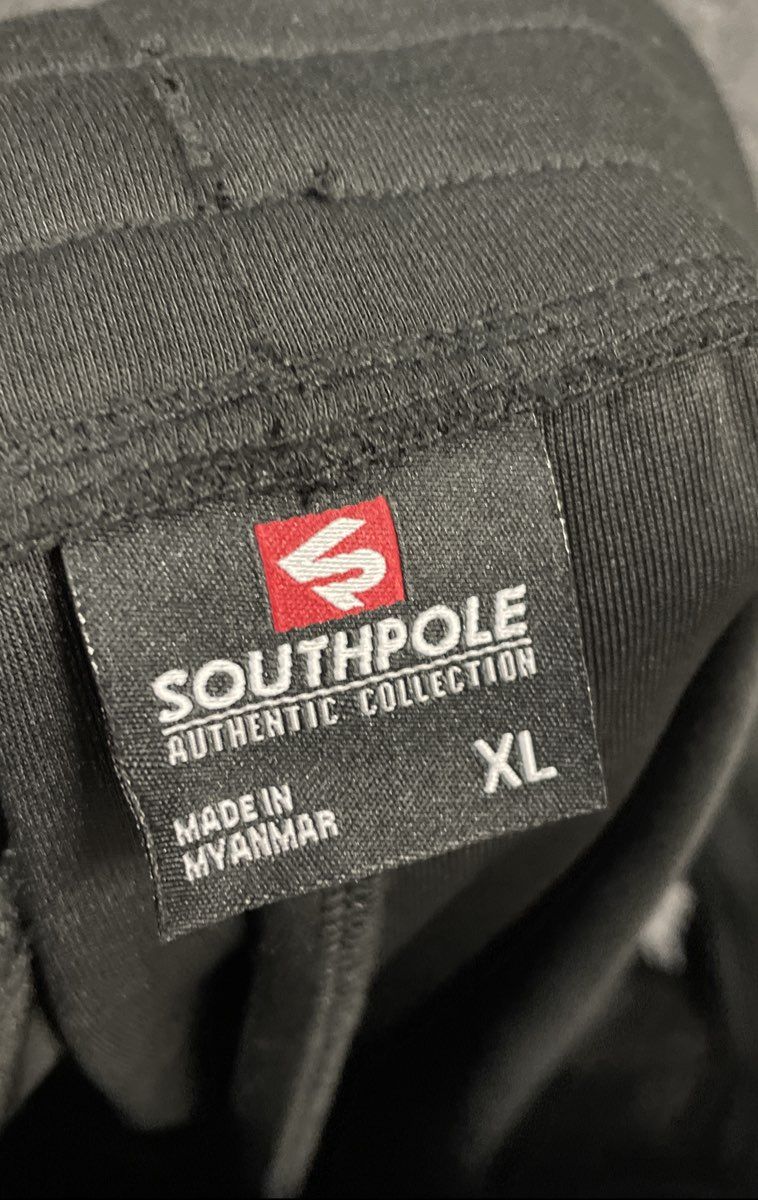 Southpole Men's Power Fleece Double Knit Jogger Pants Black XL NWT