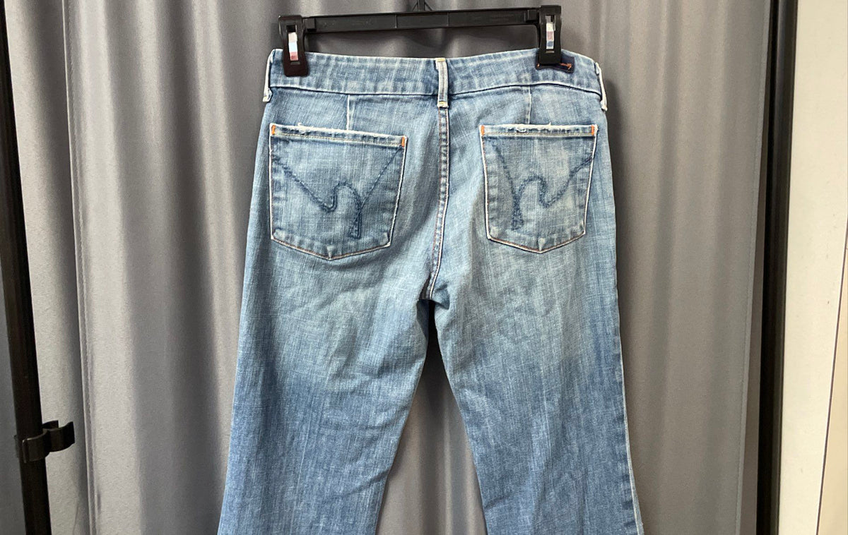 Citizens of Humanity Women's Faye #003 Low Waist Full Leg Stretch Jeans Sz 27