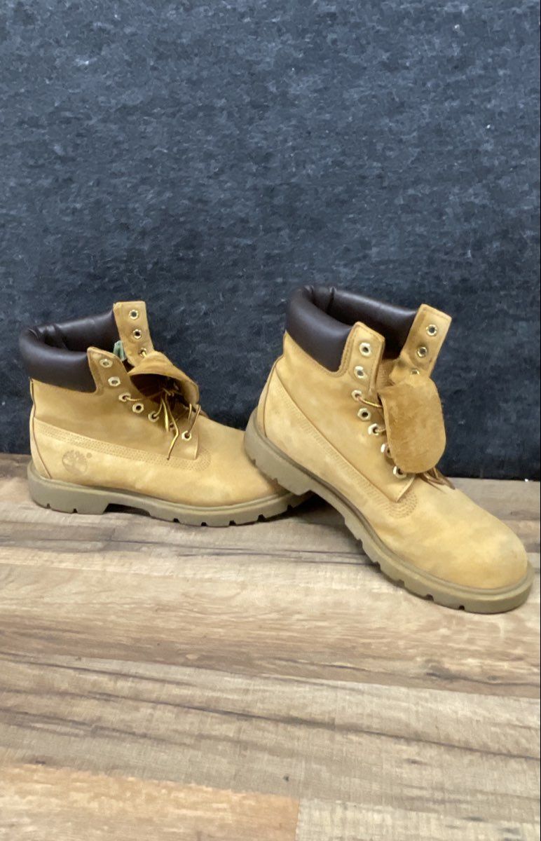 Timberland 6-Inch Premium Waterproof Boots Wheat Tan Size 8 W