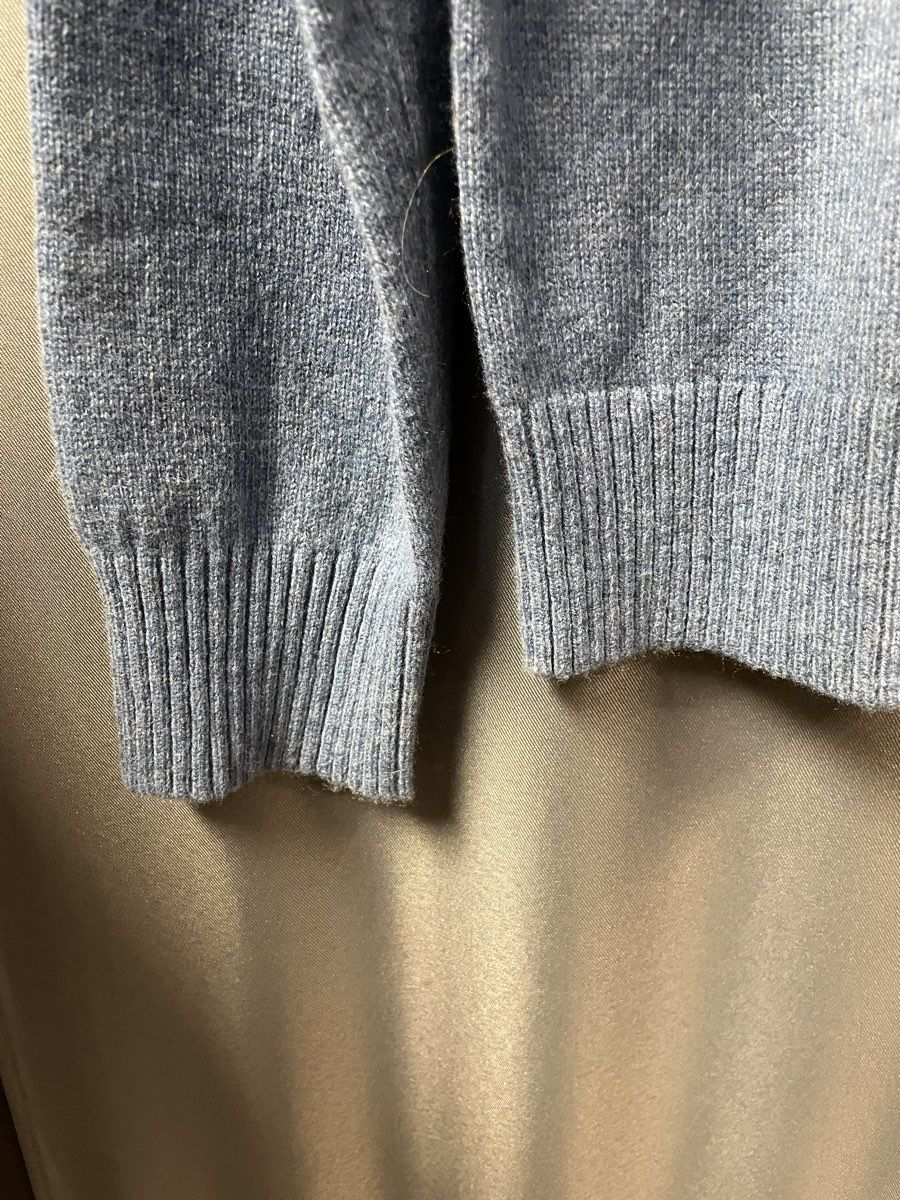 J. Crew Men's Blue Lamb's Wool Blend Crewneck Sweater Sz XL NWT
